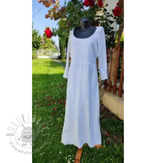Esipesty pellava STONEWASHED PREMIUM white