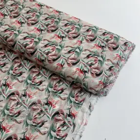 Viskoosi RAYON POPLIN Diverse graphics design E digital print