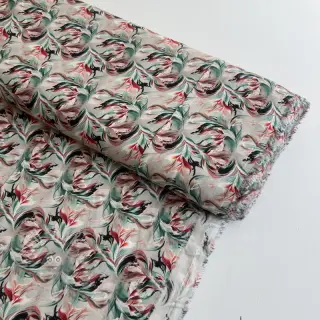 Viskoosi RAYON POPLIN Diverse graphics design E digital print