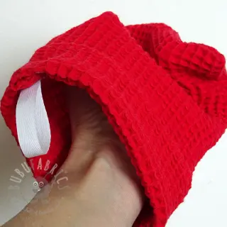 Puuvilla vohvelisidoksella red