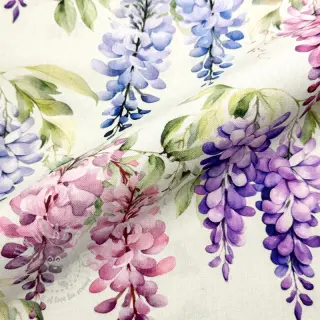 Sisustuskangas Serene Wisteria Charm digital print