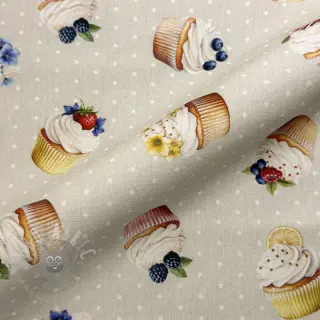 Sisustuskangas Cupcake Bake Off digital print