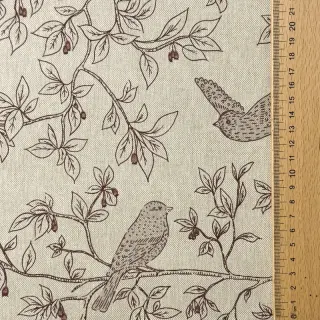 Dekoračná látka Linenlook premium Branch Bird Song