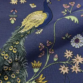 Sisustuskangas GOBELIN PREMIUM Peacock Garden Dream