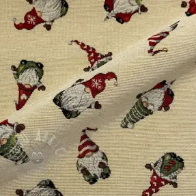 Sisustuskangas GOBELIN PREMIUM Tomte Holiday Joy