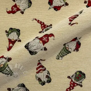 Sisustuskangas GOBELIN PREMIUM Tomte Holiday Joy