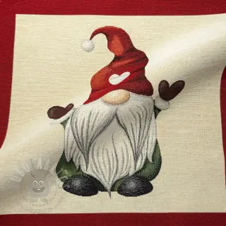 Sisustuskangas GOBELIN PREMIUM Tomte joyful Wishes PANEL