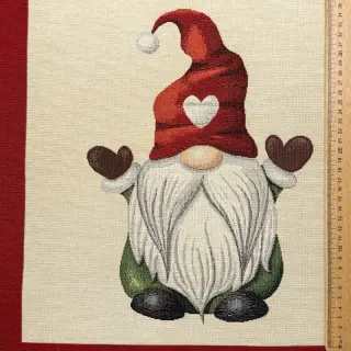 Dekoračná látka GOBELIN PREMIUM Tomte joyful Wishes PANEL