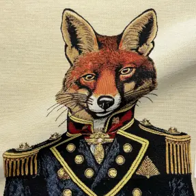 Dekoračná látka GOBELIN PREMIUM Fox Admiral Statue PANEL