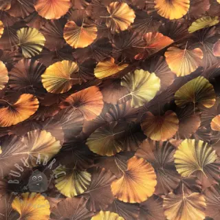 Sisustuskangas VELVET Ginko Biloba Leaf