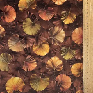 Dekoračná látka VELVET Ginko Biloba Leaf