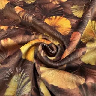 Sisustuskangas VELVET Ginko Biloba Leaf
