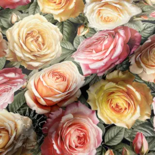 Sisustuskangas VELVET Romantic Rose Charm