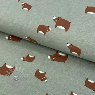 Neulos Bears dark mint melange