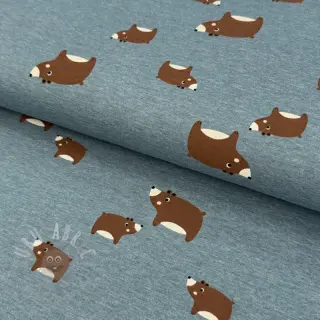 Neulos Bears smoke blue melange