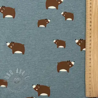 Neulos Bears smoke blue melange