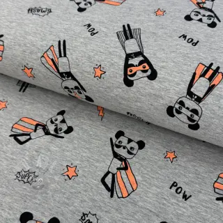 Neulos NEON Super heroes light grey melange