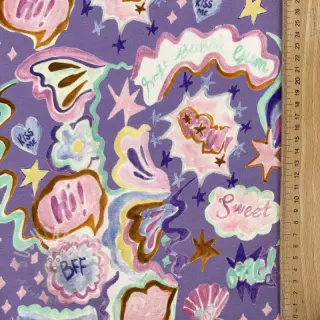 Neulos Shells lavender digital print