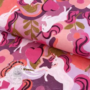 Neulos Unicorns mauve digital print