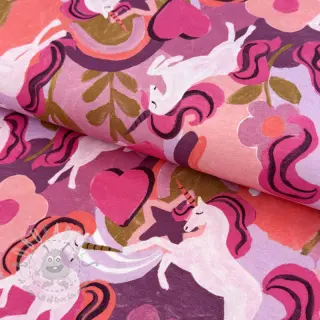 Neulos Unicorns mauve digital print