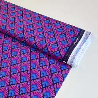 Viskóza RADIANCE Graphic navy digital print