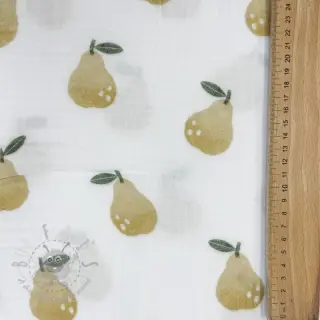 Kaksinkertainen harsokangas/musliini Pears design B digital print