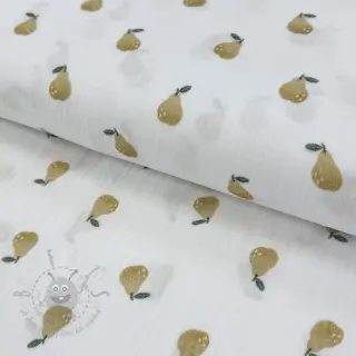 Kaksinkertainen harsokangas/musliini Pears design A digital print