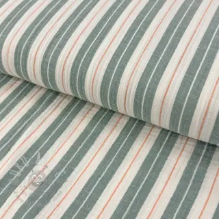 Kaksinkertainen harsokangas/musliini YARN DYED Line green