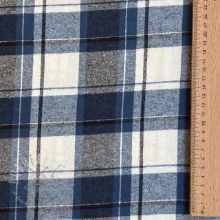 Puuvillakangas YARN DYED CHECK BRUSHED Silva design A