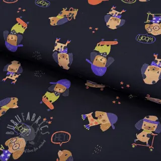 Neulos Dogs navy digital print