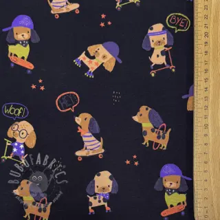 Neulos Dogs navy digital print