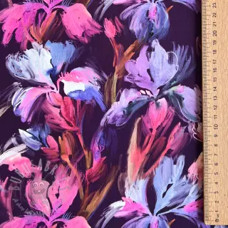 Viskoosi RADIANCE Flower Bea digital print