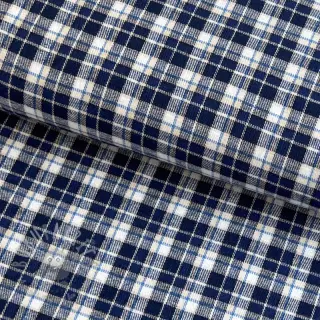 Puuvillakangas YARN DYED CHECK BRUSHED Silva design B