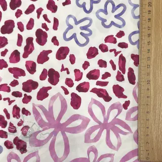 Satiini ROYAL MICRO Abstarct white