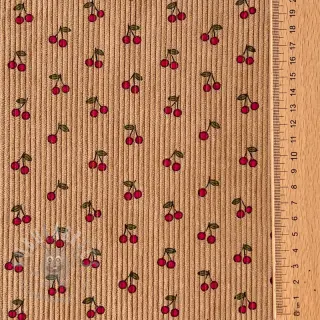 Vakosametti STRETCH Little cherry sand
