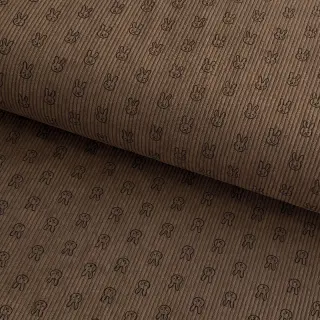 Menčester STRETCH Little bunny taupe