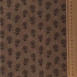 Menčester STRETCH Little flower taupe