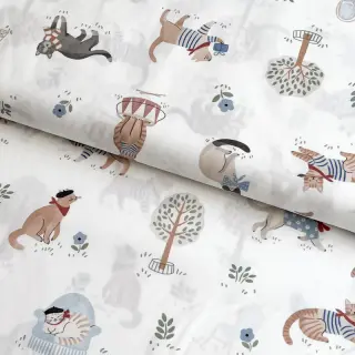 Bavlnená látka Vive la France design A digital print