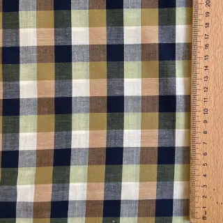 Bavlnená látka YARN DYED Square pickle