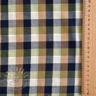 Puuvillakangas YARN DYED Square pickle