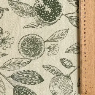 Sisustuskangas RUSTIC VINTAGE PRINT Granata kaki