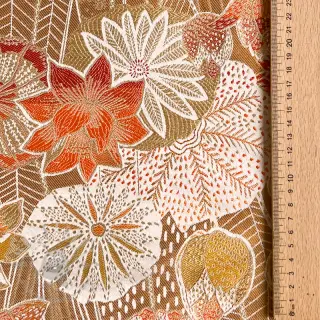 Sisustuskangas jacquard Opium allover peanut