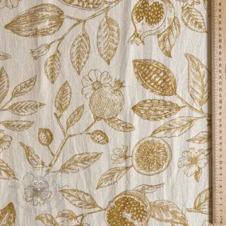 Sisustuskangas RUSTIC VINTAGE PRINT Granata peanut