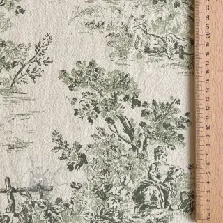 Sisustuskangas RUSTIC VINTAGE PRINT Gabrielle kaki