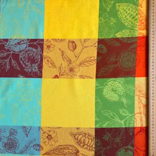 Dekoračná látka FRENCH TABLE CLOTH JACQUARD Cabosse allover summer