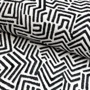 Dekoračná látka jacquard Mesopotamie allover graphite