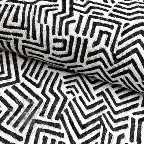 Sisustuskangas jacquard Mesopotamie allover graphite