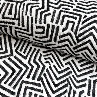 Dekoračná látka jacquard Mesopotamie allover graphite