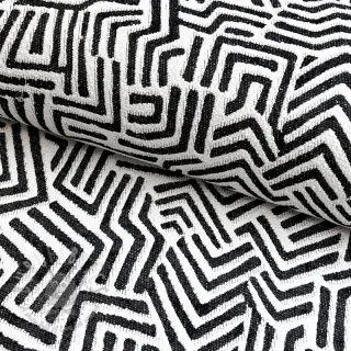 Sisustuskangas jacquard Mesopotamie allover graphite