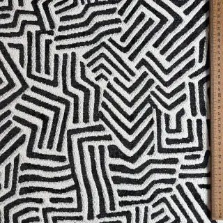 Dekoračná látka jacquard Mesopotamie allover graphite